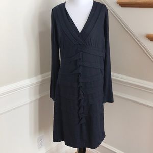 Blue maternity dress